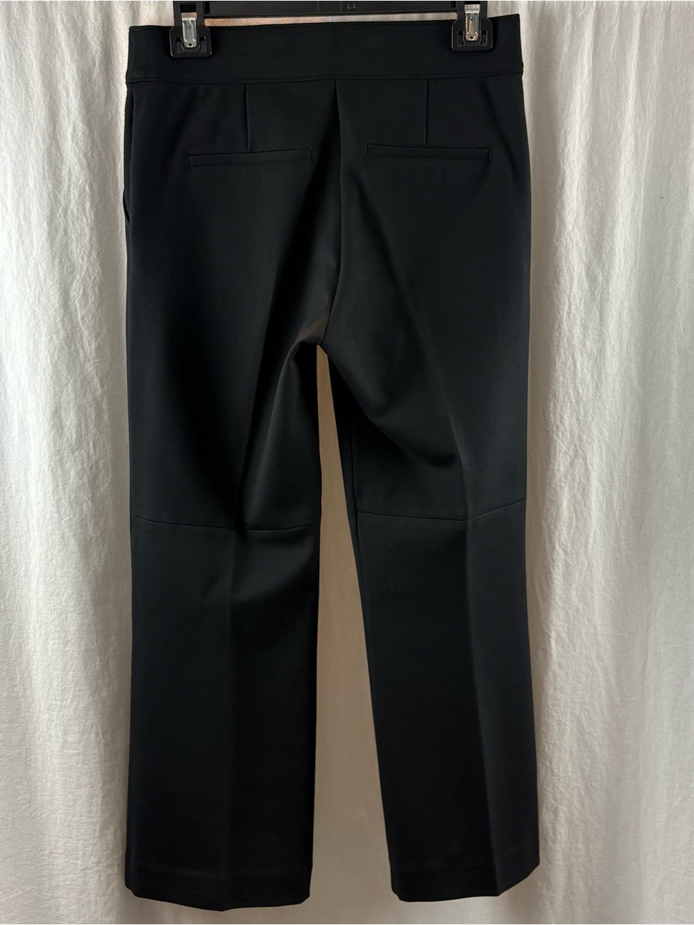 SPANX Black Straight-Leg Cropped Trousers M - Picture 5 of 10